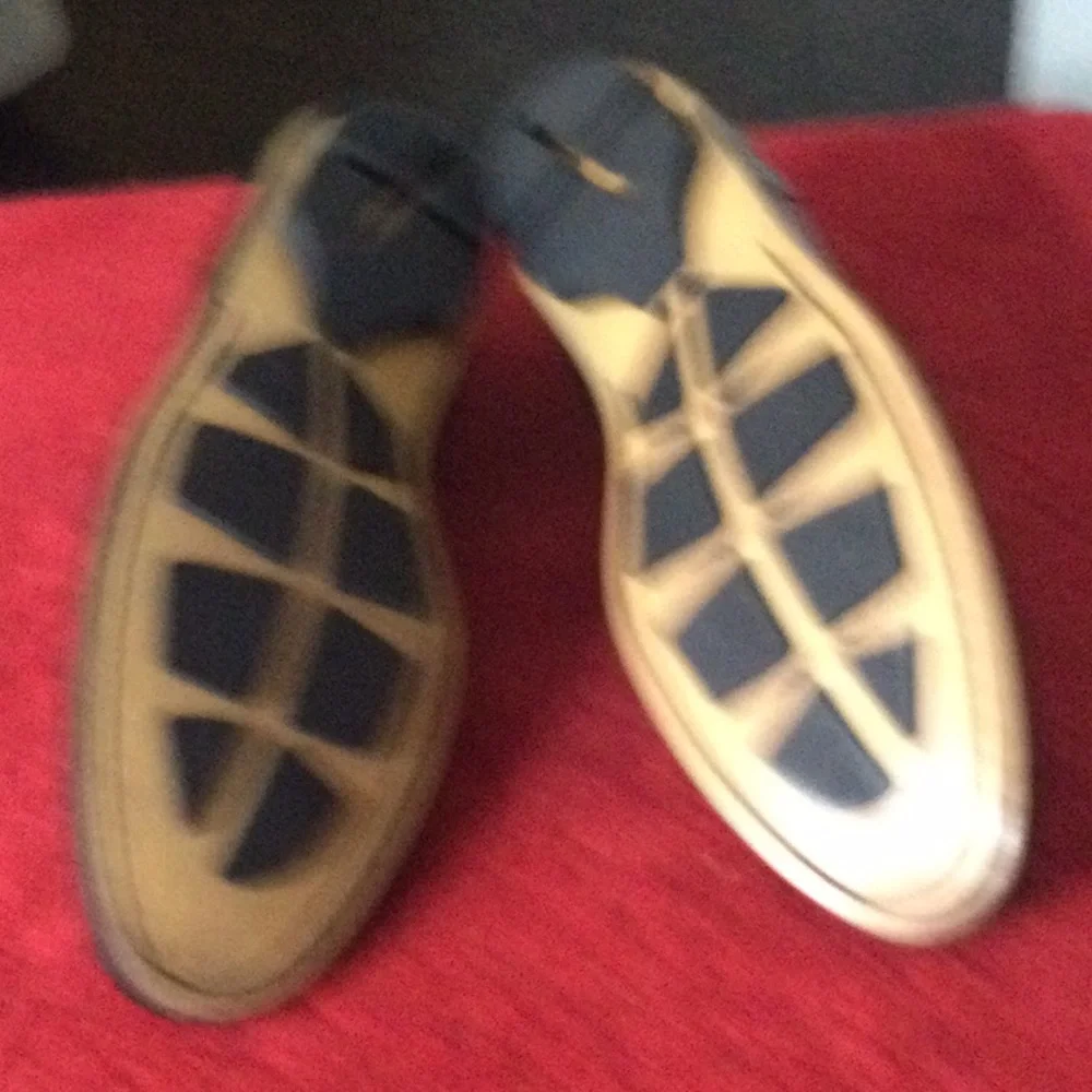 Men's Black Slip-On Dress Shoes